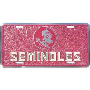 Florida State Seminoles NCAA Mosaic License Plate